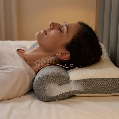 2 x ComfortSleep Original™ - La almohada viscoelástica con reborde frontal. (Incluye fundas Gratis). *(Descansaras mejor o te devolvemos cada euro).